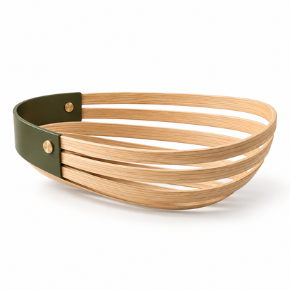Wind Rib Sculptural Fruit Basket