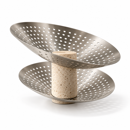 Eclipse Bowl Two-Tier Fruit Stand