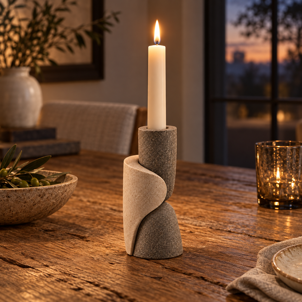 Counterform Sculptural Candleholder