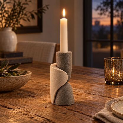 Counterform Sculptural Candleholder