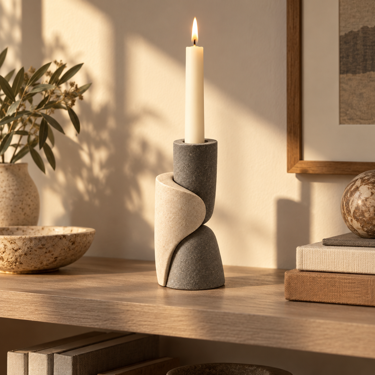 Counterform Sculptural Candleholder