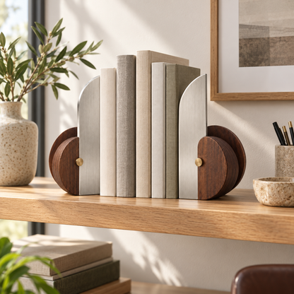 Balance Fins Sculptural Bookends