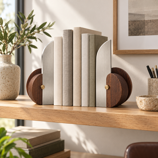 Balance Fins Sculptural Bookends