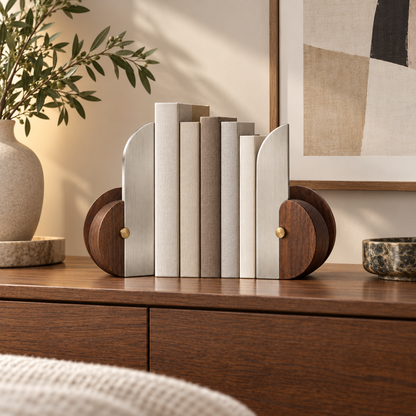 Balance Fins Sculptural Bookends