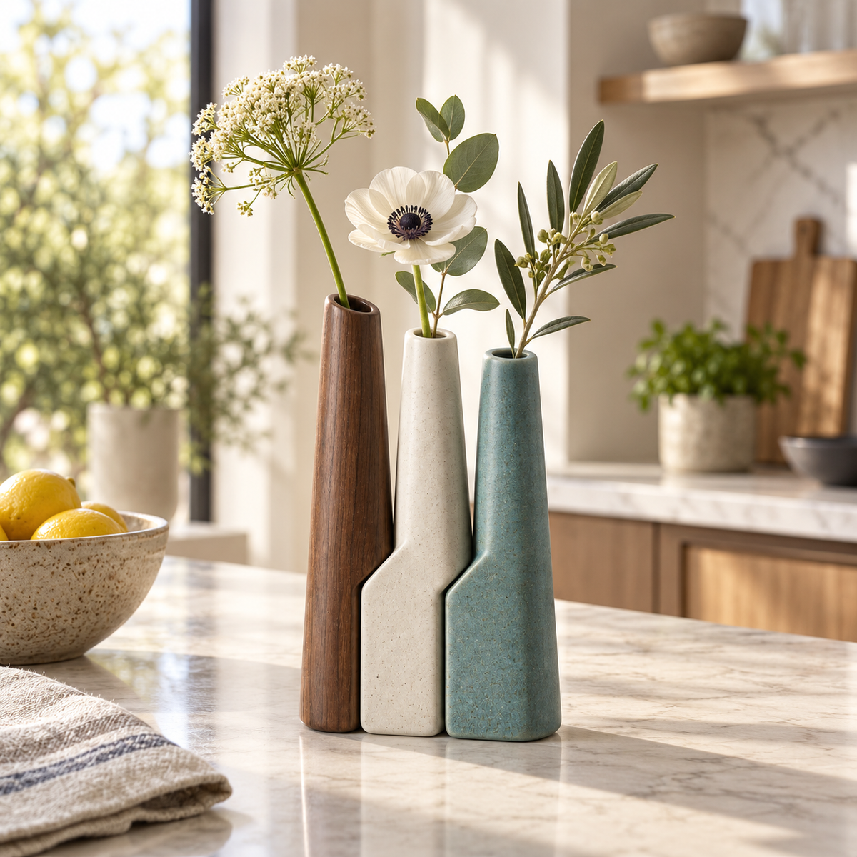 Joining Vessels Sculptural Vase Set