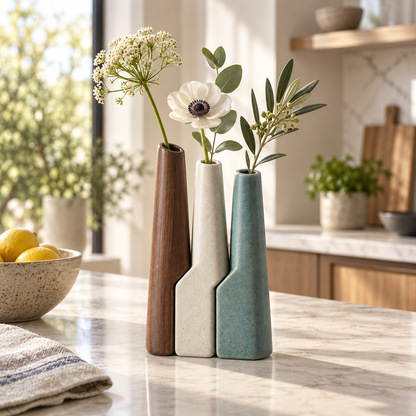 Joining Vessels Sculptural Vase Set