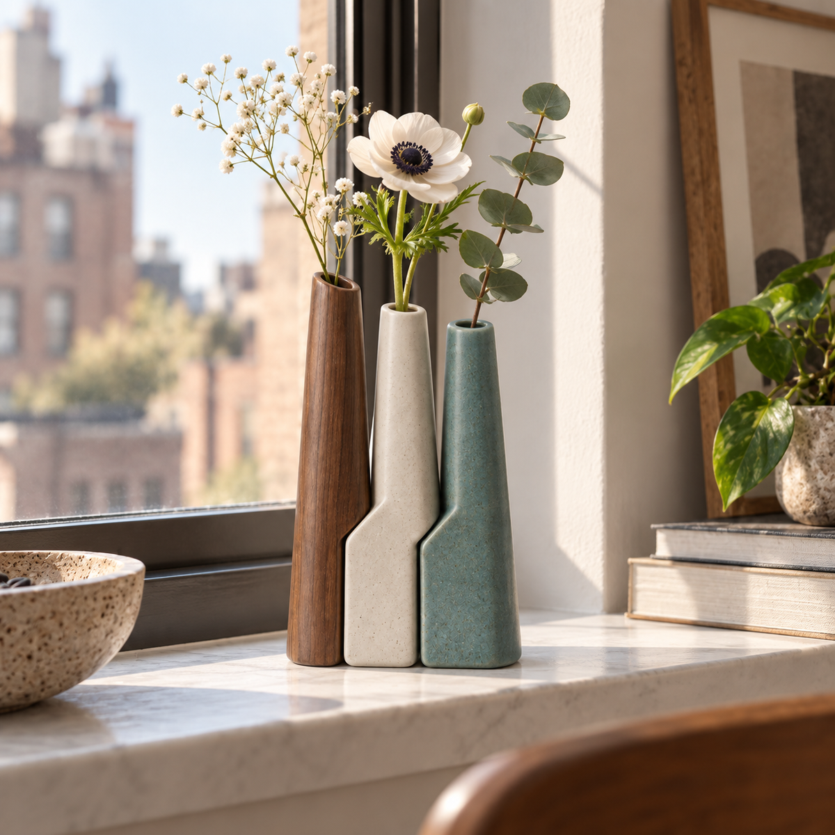 Joining Vessels Sculptural Vase Set