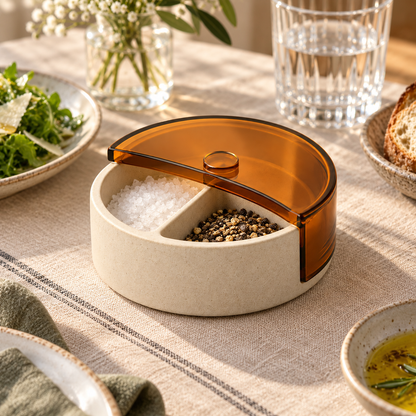 Season Moon Divided Condiment Box