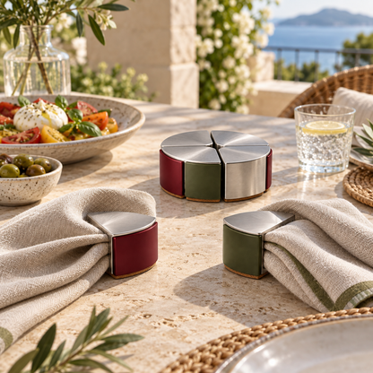 Compass Weights Sculptural Napkin Weights