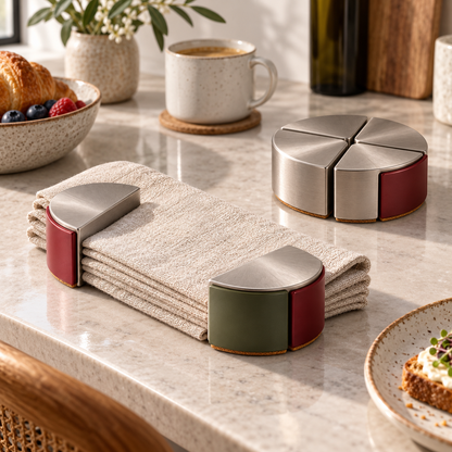 Compass Weights Sculptural Napkin Weights